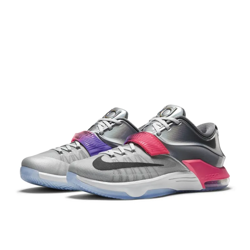 Nike KD 7 All-Star Pure Platinum/Multi-Color-Black (742548-090)