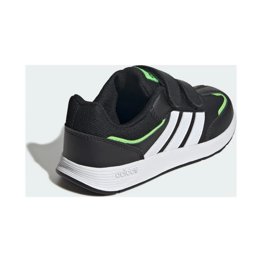 adidas Tensaur Switch Shoes Kids “Core Black / Cloud White / Lime Burst” (JQ8089)