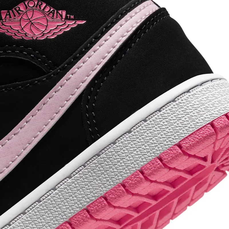 Jordan 1 Mid Black Digital Pink (640737-066)