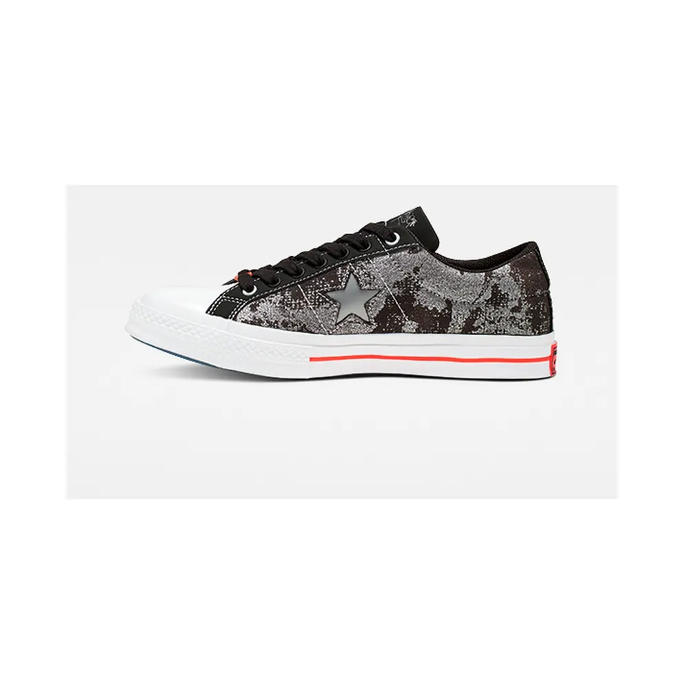Converse One Star Ox Sad Boys Black/Silver-Red (165743C)
