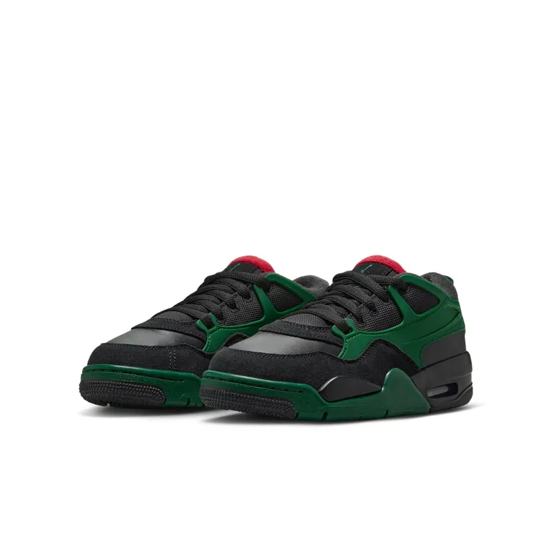 Jordan 4 RM GS “Black Gorge Green University Red” (FQ7938-003)