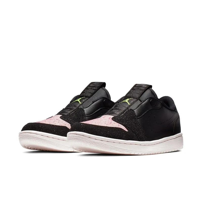 Jordan 1 Retro Low Slip Black Silt Red (W) Black/Volt-Phantom-Silt Red-Rush Maroon (AV3918-002)