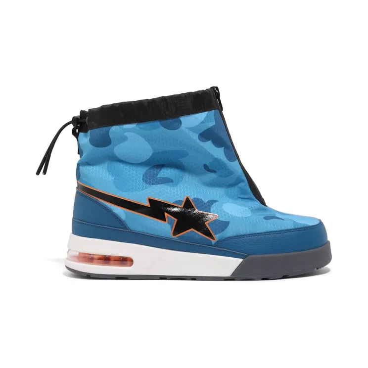 A Bathing Ape Zip Road Sta Honeycomb Camo Blue (1J30-191-004)