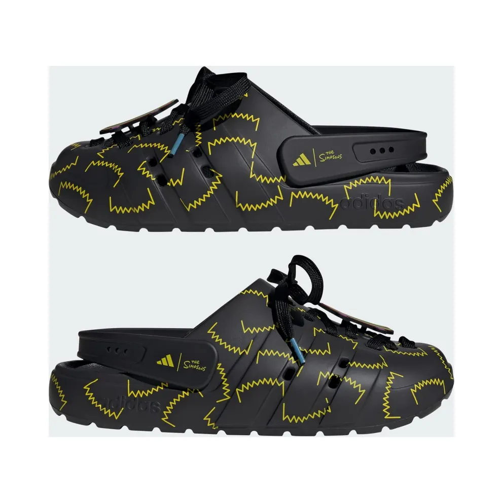 Adidas Adilette Clog “The Simpsons Black Yellow” (JS4910)