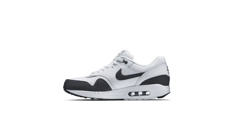 Nike Air Max 1 White Dark Grey White/Dark Grey-Black (537383-126)