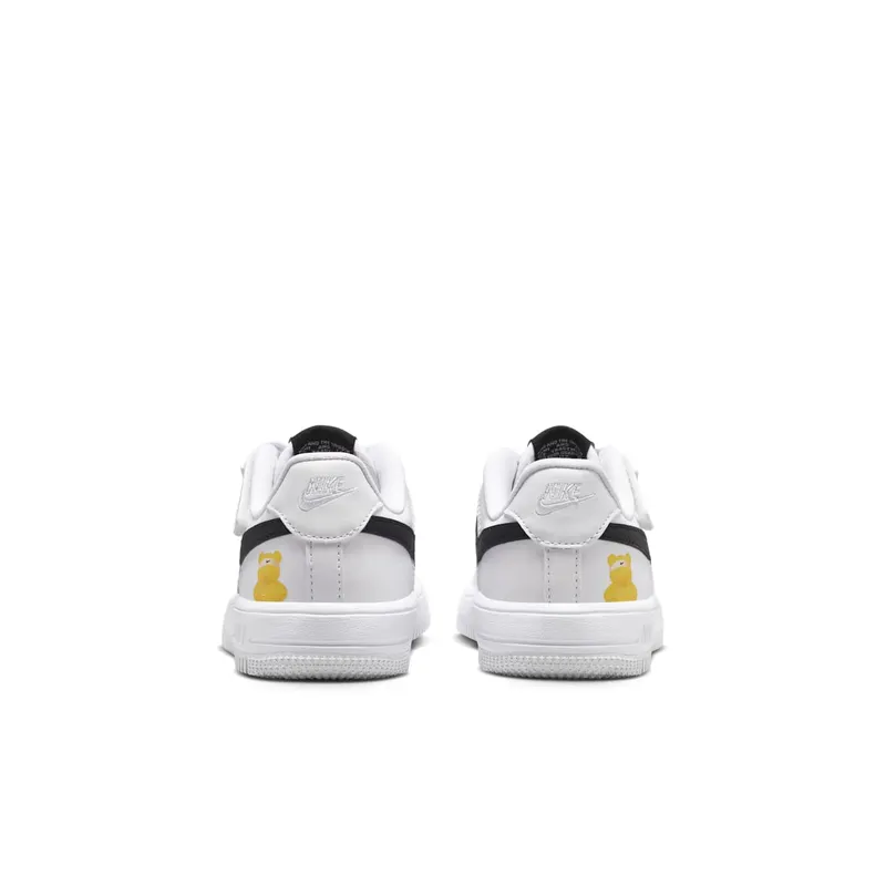 Nike Force 1 Low EasyOn PS “White Black Yellow Bear” (IR3985-121)
