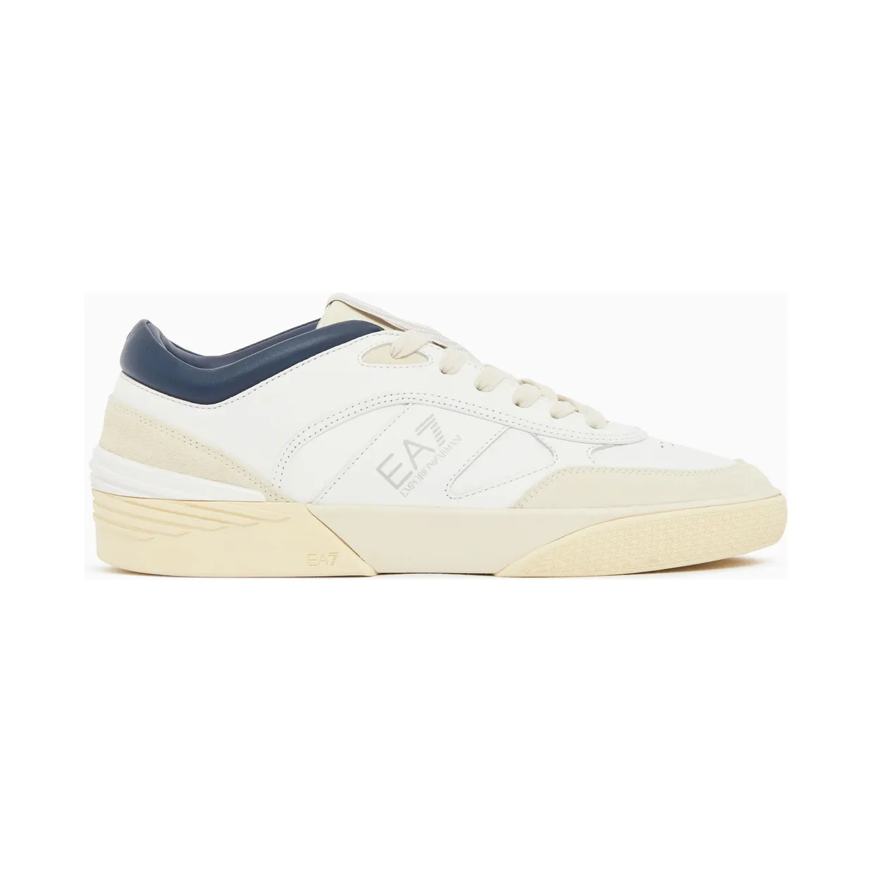Armani OTG Pride Luxe leather sneakers with suede inserts Blue (7X000860_AF27953_M0453) (2)