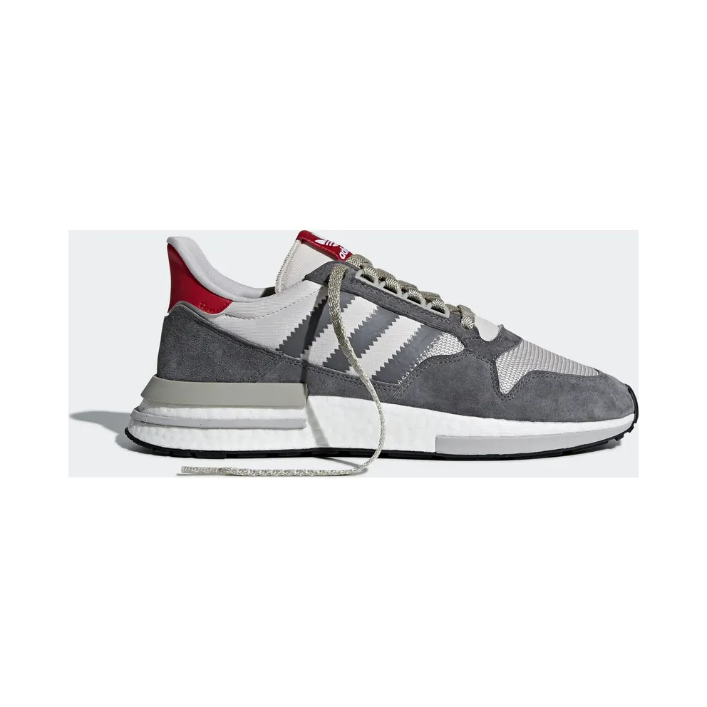 adidas ZX 500 RM Grey Four Scarlet Grey Four/Footwear White/Scarlet (B42204)