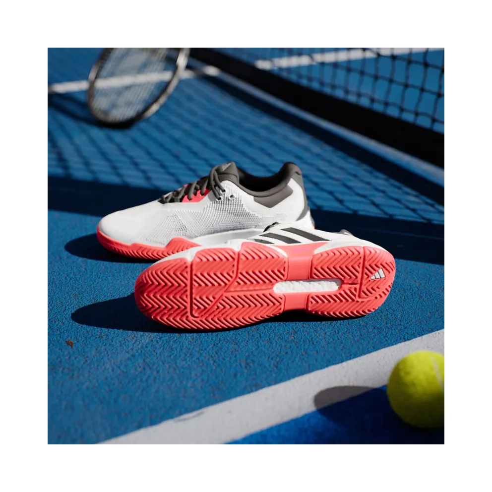 Adidas Solematch Control 2 Tennis Shoes Cloud White / Core Black / Silver Metallic (IH3088)