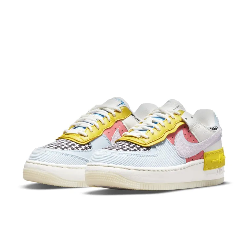 Nike Air Force 1 Low Shadow Multi Print Houndstooth (W) (DM8076-100)