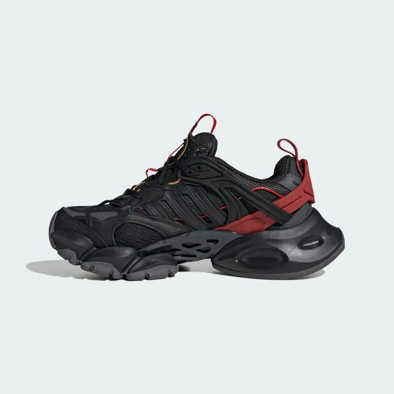 adidas XLG Runner Deluxe Black Gold Metallic Red (JQ2974)