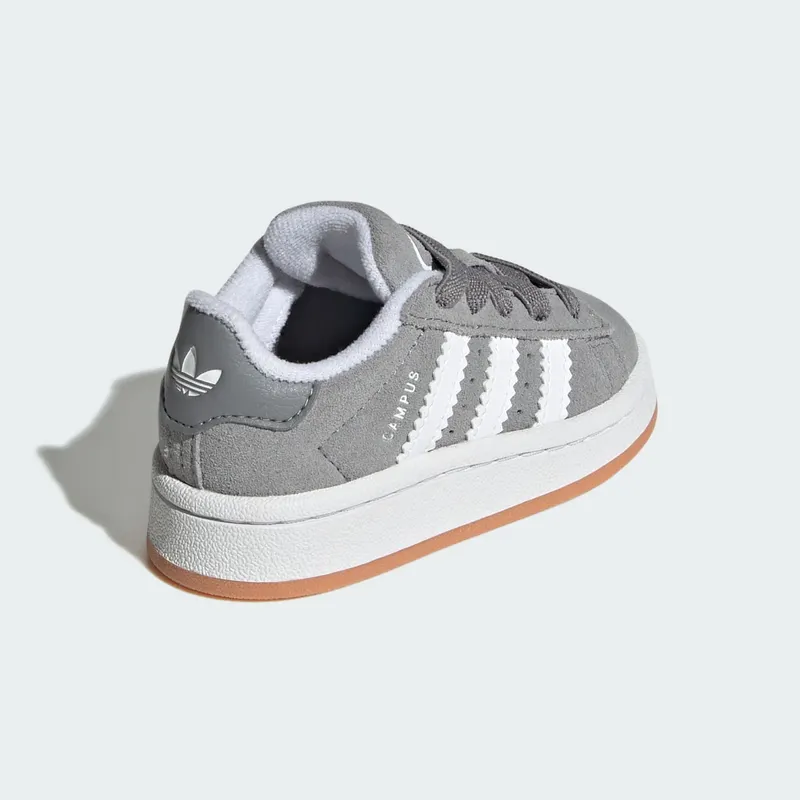 Adidas Campus 00s Comfort Closure Elastic Lace Kids Grey Three / Cloud White / Cloud White (IH8899)
