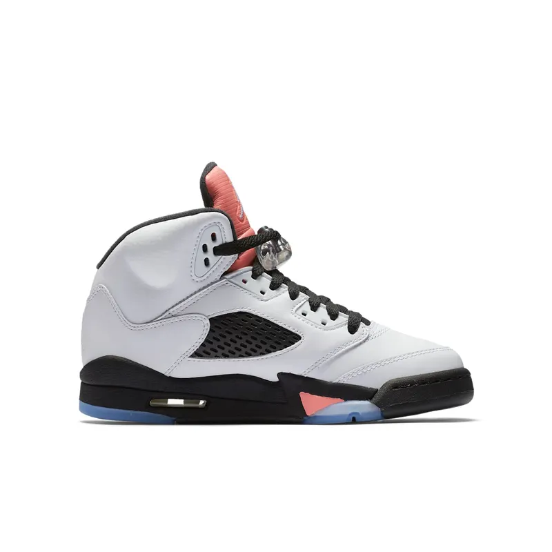 Jordan 5 Retro Sunblush (GS) White/White-Sunblush-Black (440892-115)