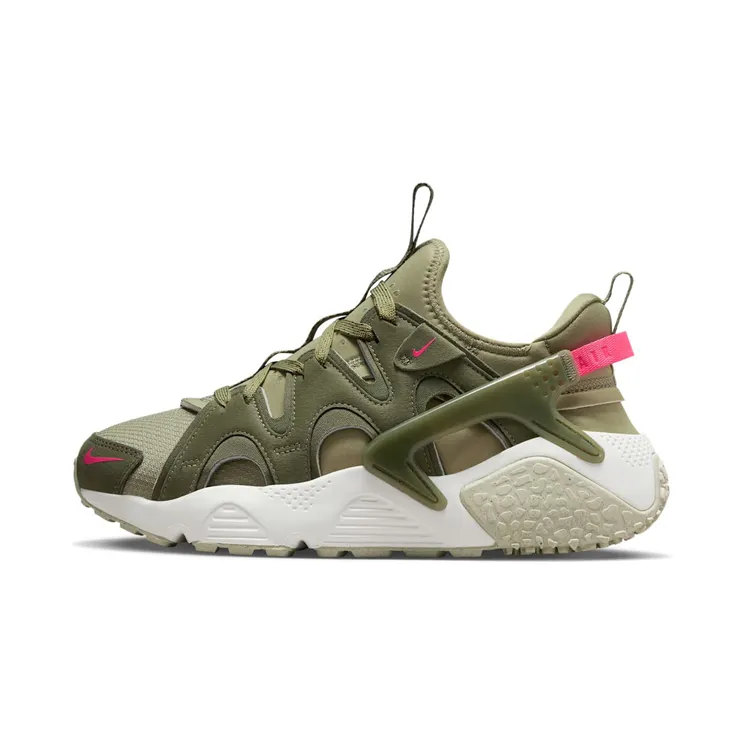 Nike Air Huarache Craft “Medium Olive / Neutral Olive / Sail / Hyper Pink” (DQ8031-200)