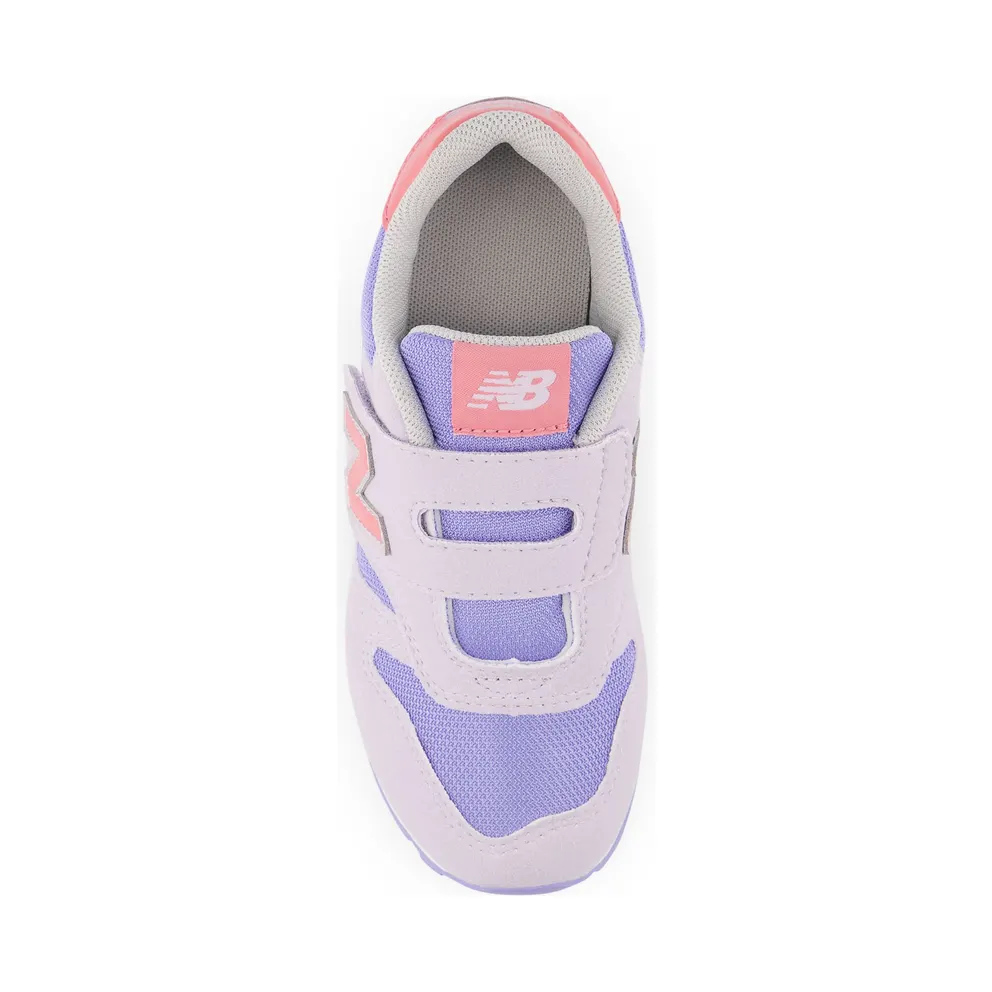 New Balance 373 Hook and Loop Grey Violet / Natural Pink (YZ373V2-40089)