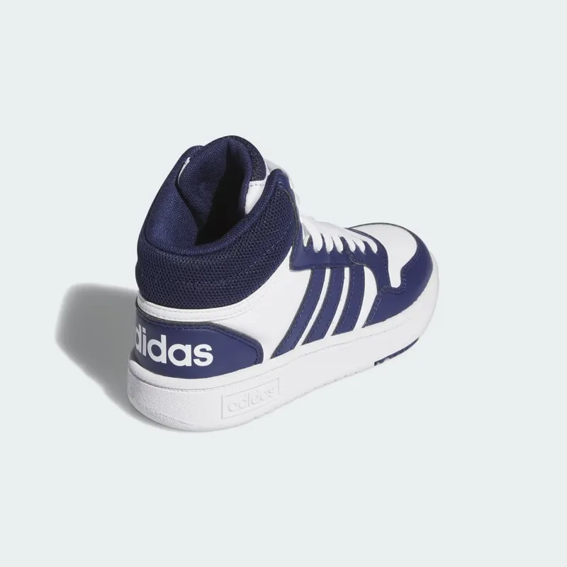 Adidas Hoops Mid Cloud White / Dark Blue / Dark Blue (IG3717)