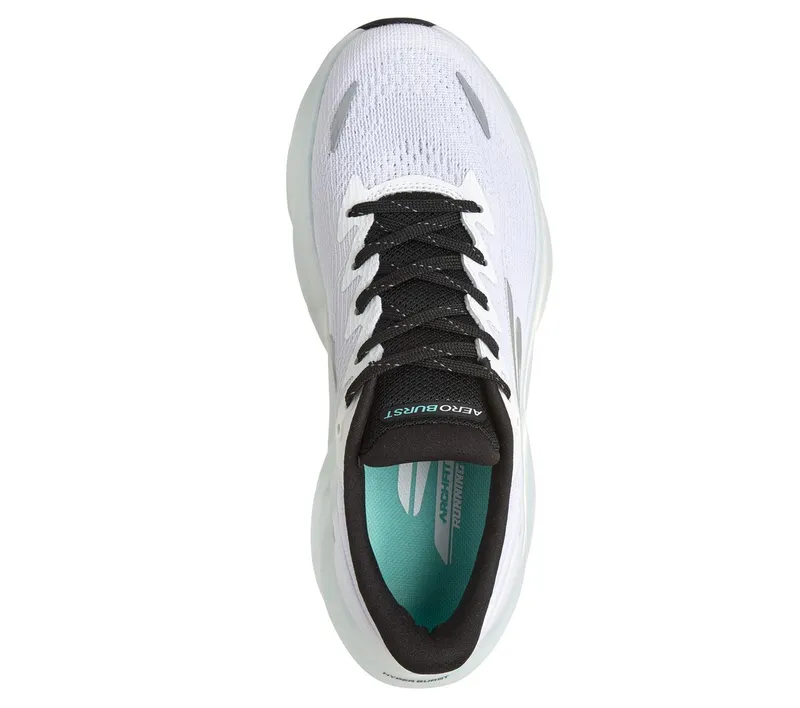 Skechers Aero Burst Sneaker Wht/Black/Blue