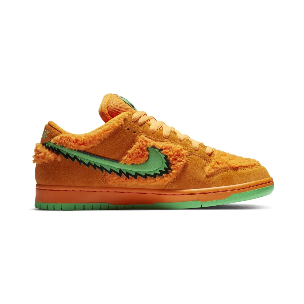 Nike SB Dunk Low Grateful Dead Bears Orange Bright Ceramic/Green Spark (CJ5378-800)