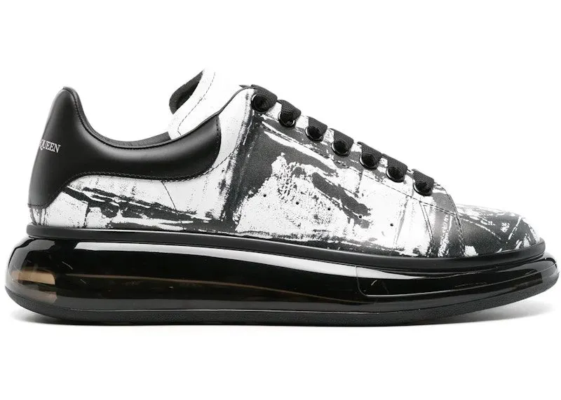 Alexander McQueen Oversized Abstract Print White Black (782471WIF319061)