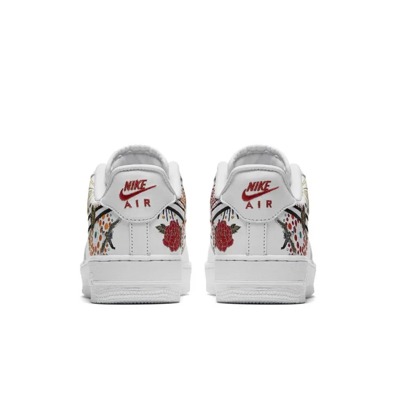 Nike Air Force 1 Low Lunar New Year 2018 (W) White/White-Habanero Red-Team Orange (AJ8298-100)