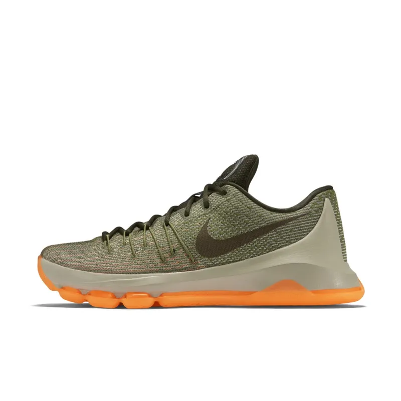 Nike KD 8 Easy Euro Grey/Squadron Green-Alligator-Bright Citrus (749375-033)