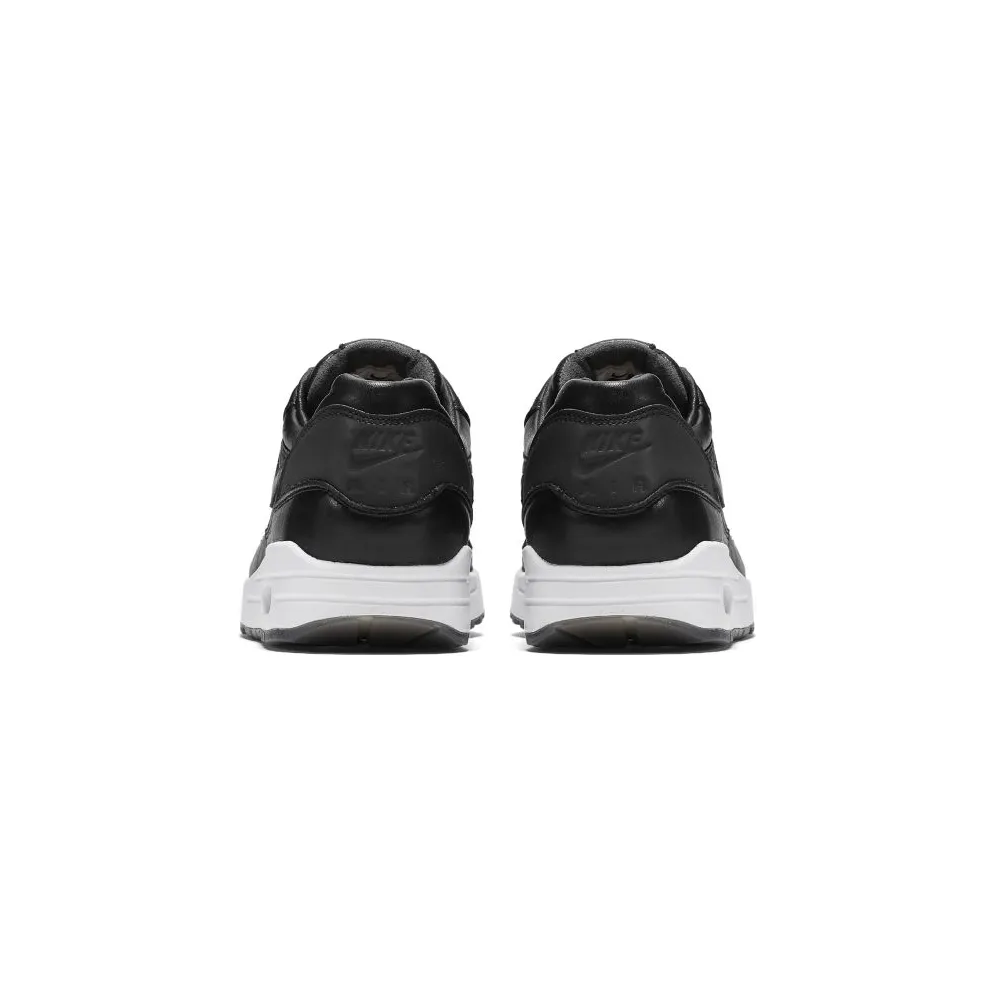 Nike Air Max 1 Pinnacle Black Leather Black/Black-Black-White (859554-001)
