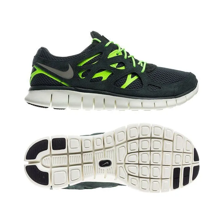 Nike Free Run 2 Vntg Grn/Mn Gry-Vntg Grn-Flsh (537732-303)