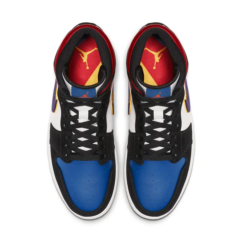 Air Jordan Nike AJ I 1 Mid ‘Lakers Top 3’ (2019) (852542-005)