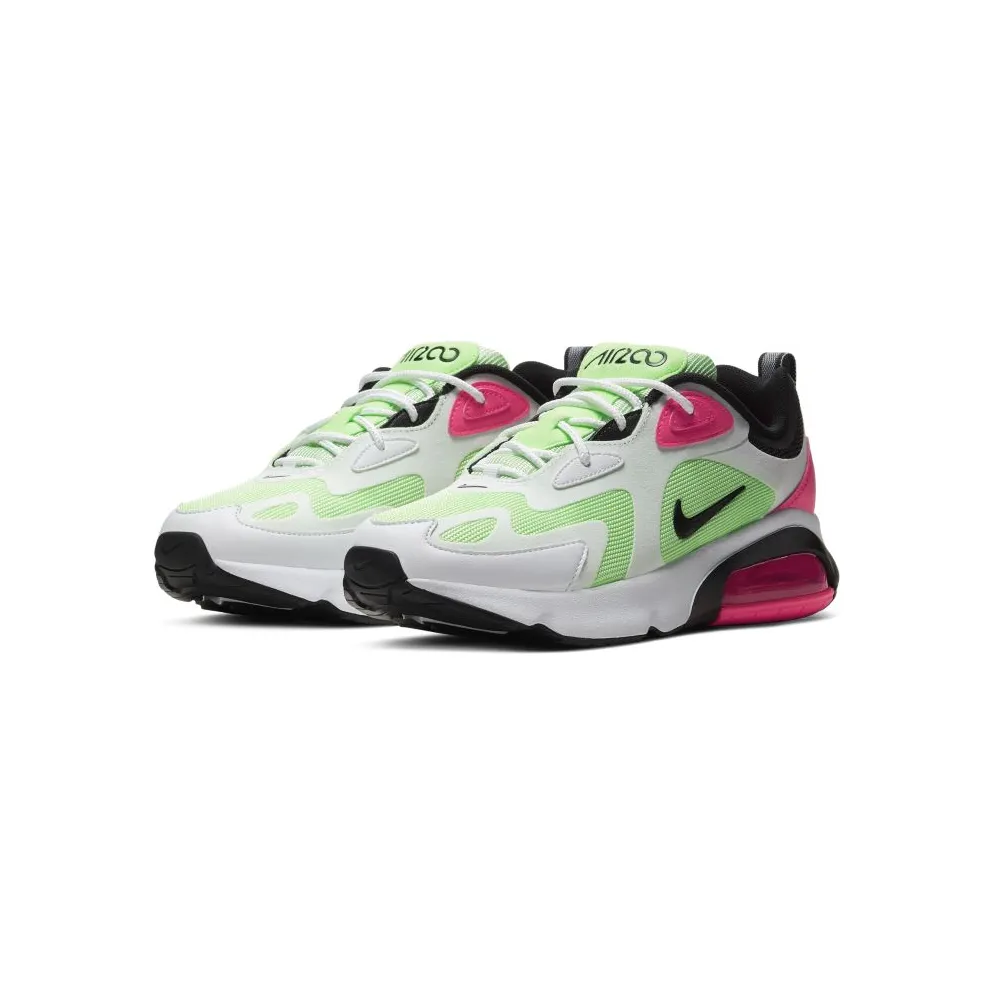 Nike Air Max 200 Watermelon (W) White/Black-Hyper Pink-Vapor Green (CJ0629-100)