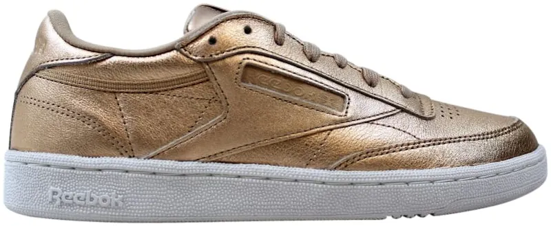 Reebok Club C 85 Melted Metal Pearl Metallic (W) Pearl Metallic/Peach White (Other Brands Reebok)