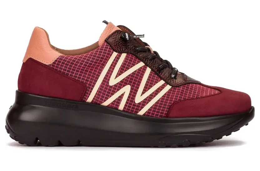 Wonders sneaker Bordeaux (A-4001-Combinv-Came)