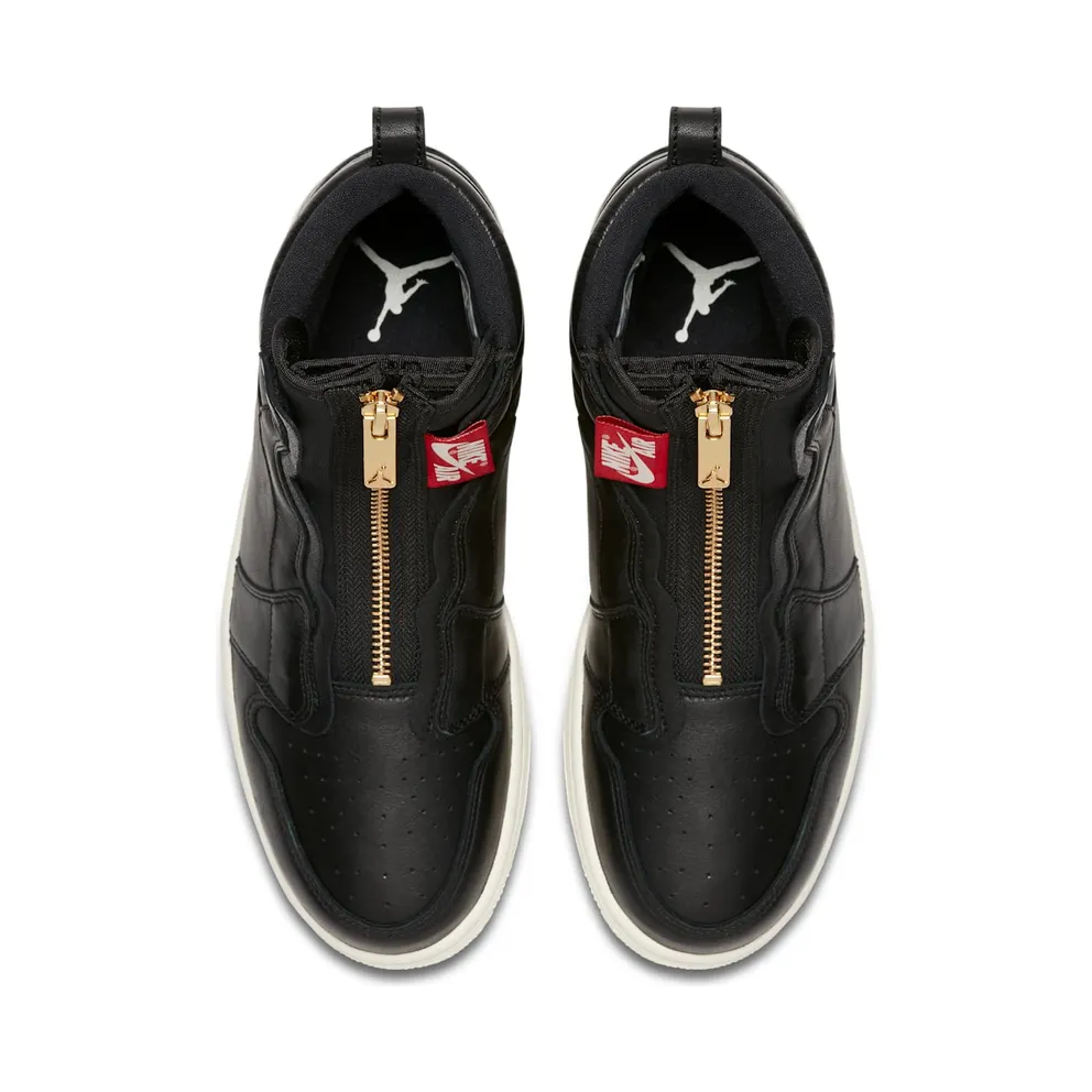 Jordan 1 Retro High Zip Black Sail (W) Black/Sail-University Red (AQ3742-016)