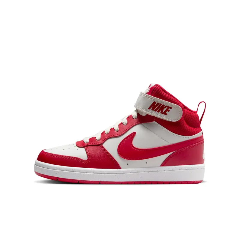 Nike Court Borough Mid 2 Sail White Gym Red (CD7782-124)