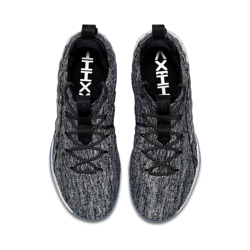 Nike LeBron 15 Low Ashes Black/White-Black (AO1755-002)