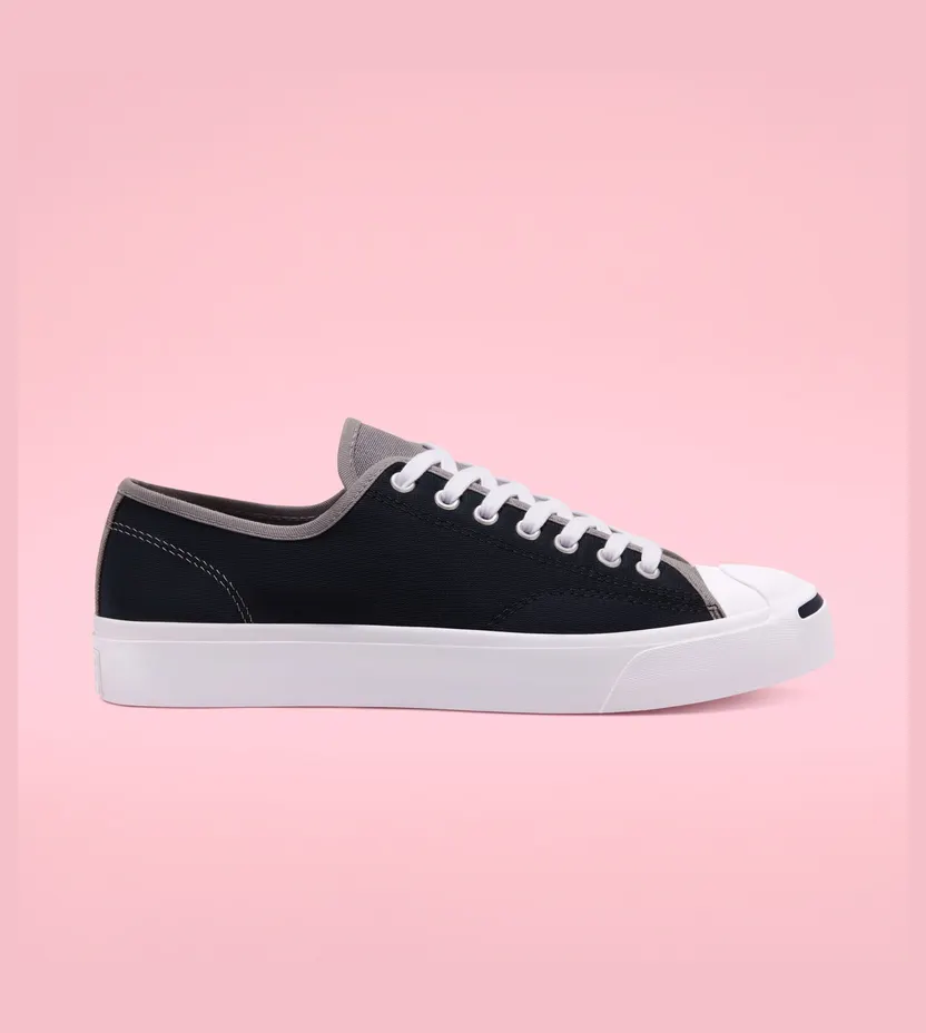 Converse Jack Purcell Low ‘Happy Camper – Black’ Black/Grey/White (167920C)