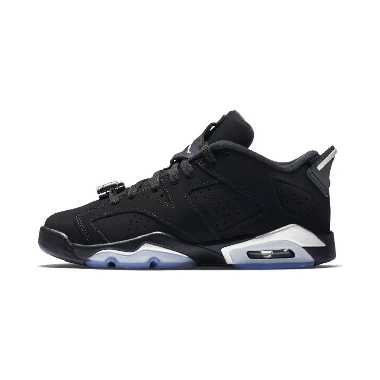 Air Jordan 6 Retro Low BG Metallic Silver (768881-003)