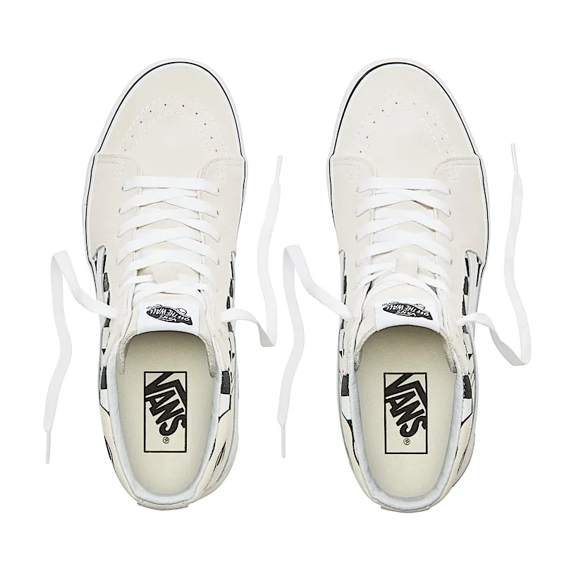Vans Sk8-Hi Checkerboard Flame White Classic White/True White (VN0A38GERX7)