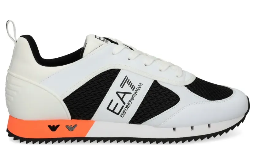 Ea7 Emporio Armani Sneakers met logodetail – Wit (AF18610)