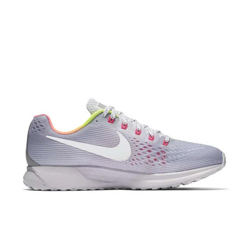 Nike Air Zoom Pegasus 34 Be True (2017) Pure Platinum/White-Pink Blast (899475-001)