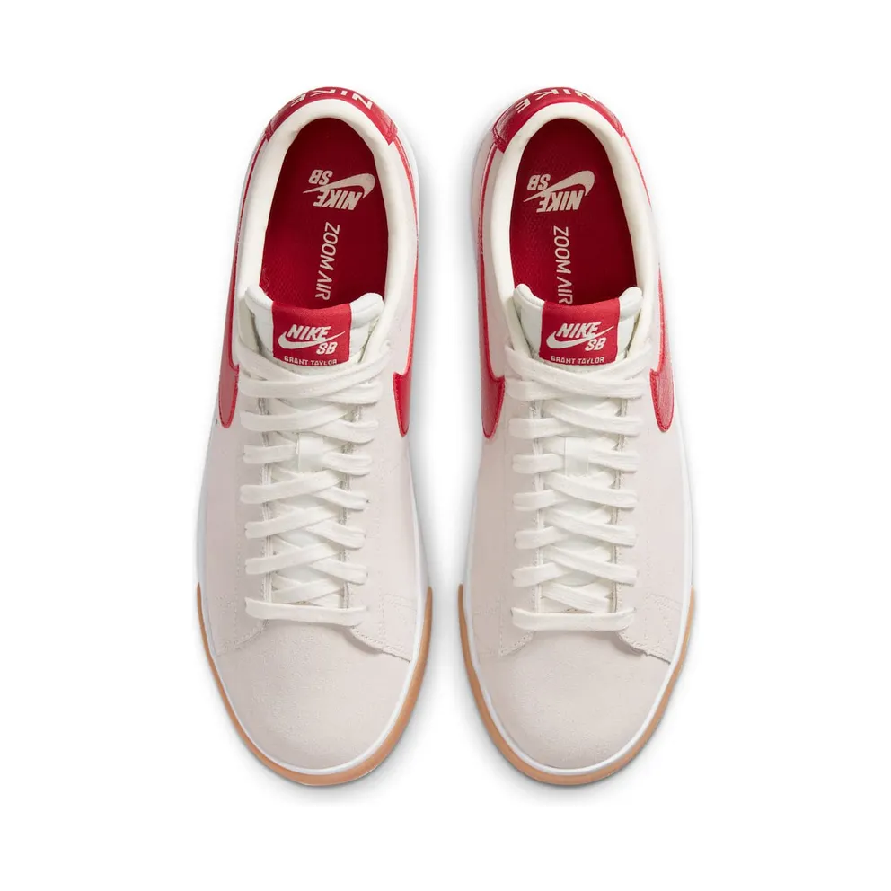 Nike SB Blazer Low GT Sail Cardinal Red Sail/White-Gum Light Brown-Cardinal Red (704939-105)
