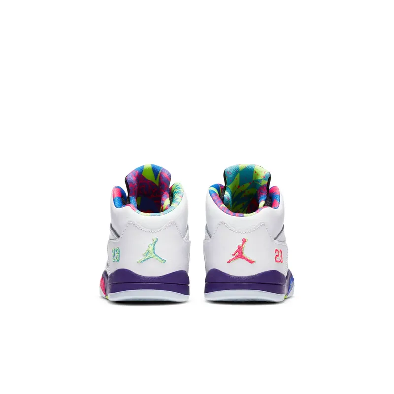 Jordan 5 Retro Alternate Bel-Air (TD) White/Court Purple-Racer Pink-Ghost Green (DB3025-100)