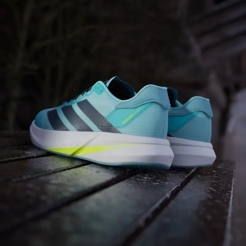 Adidas Duramo Speed 2 Running Shoes Flash Aqua / Aurora Ink / Mint Ton (JS4414)