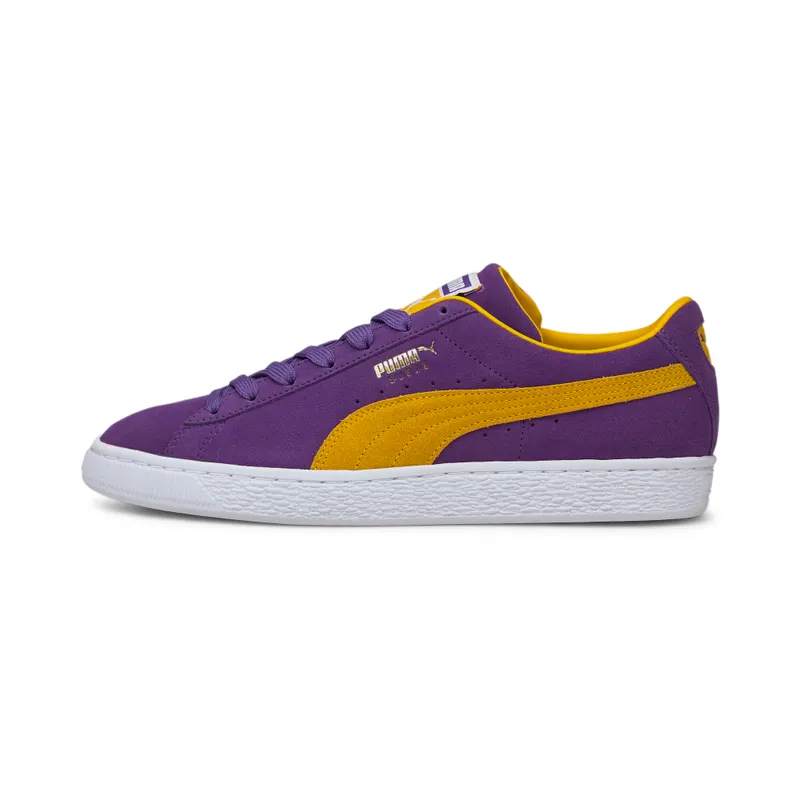 Puma Suede Teams Prism Violet / Spectra Yellow (380168-03)