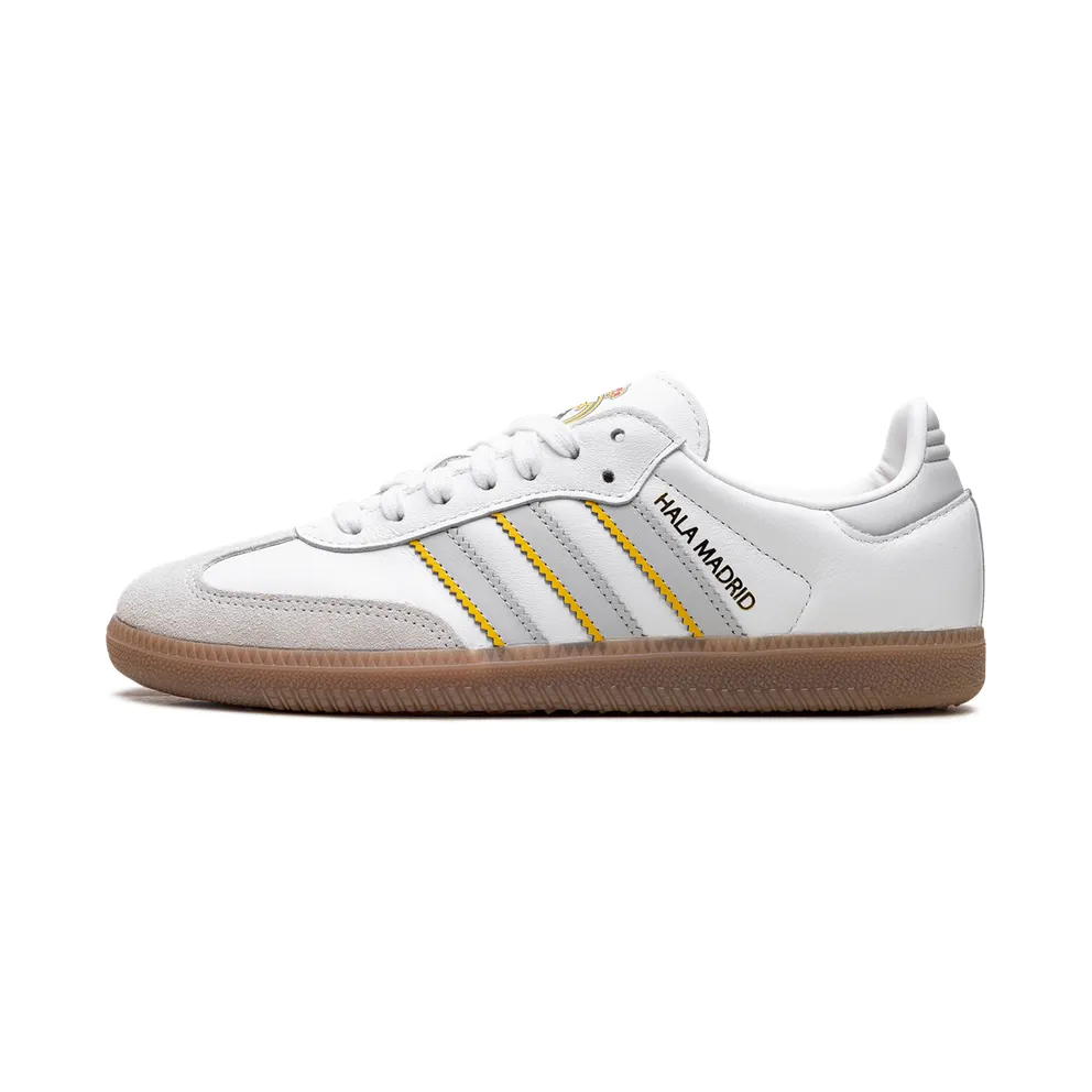 Adidas Samba Real Madrid Cloud White / Light Solid Grey / Gum (JQ4038)