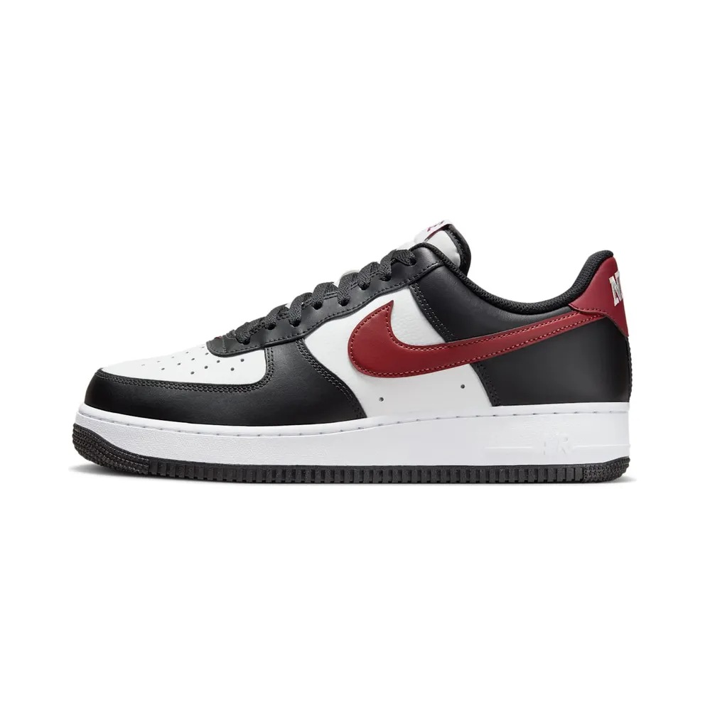 Nike Air Force 1 Low ’07 Black White Dark Team Red (FZ4615-001)