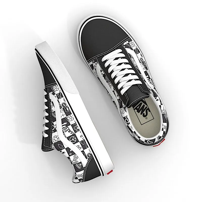 Vans Old Skool Doodle Checkerboard (VN0A7Q2J6U6)