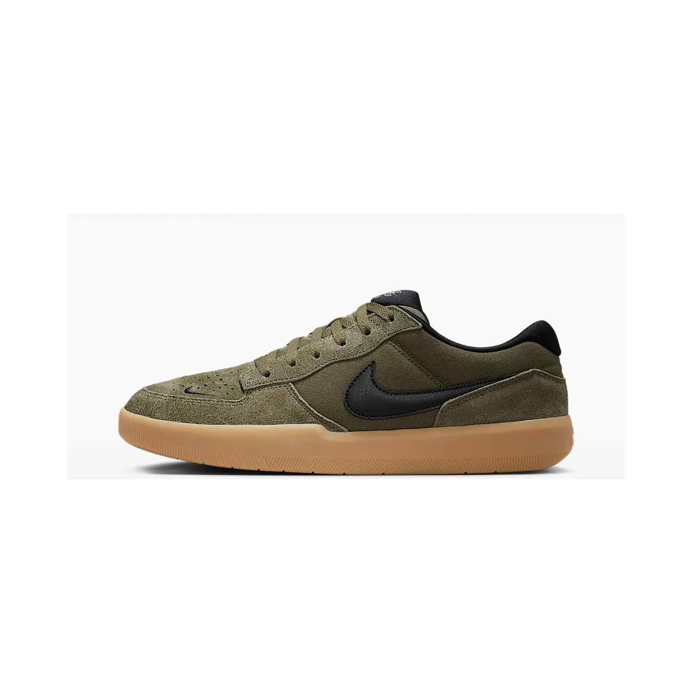 Nike SB Force 58 Skate “Medium Olive/Medium Olive/Gum Light Brown/Black” (IQ8398-200)