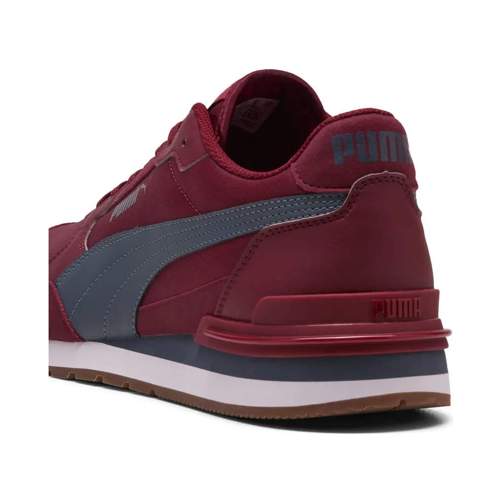 Puma ST Runner v4 Nylon “Garnet Glow / Evening Blue / Puma White / Gum” (399069_30)