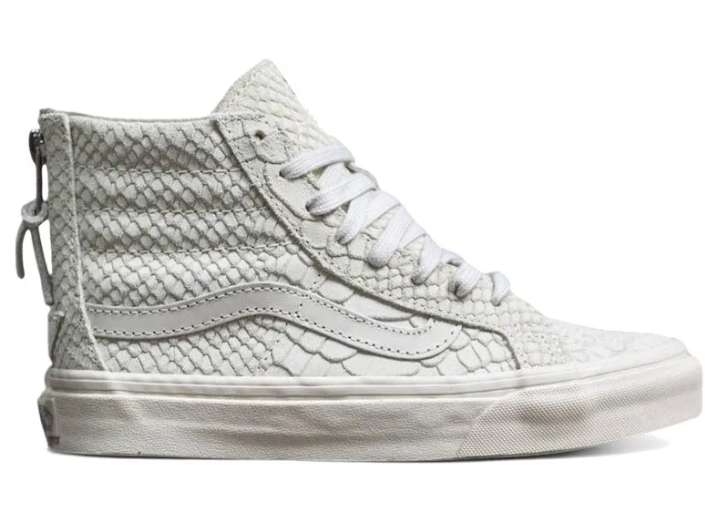 Vans Sk8-Hi Slim Zip DX Mono Python Gray Angora (VN048SLQC)