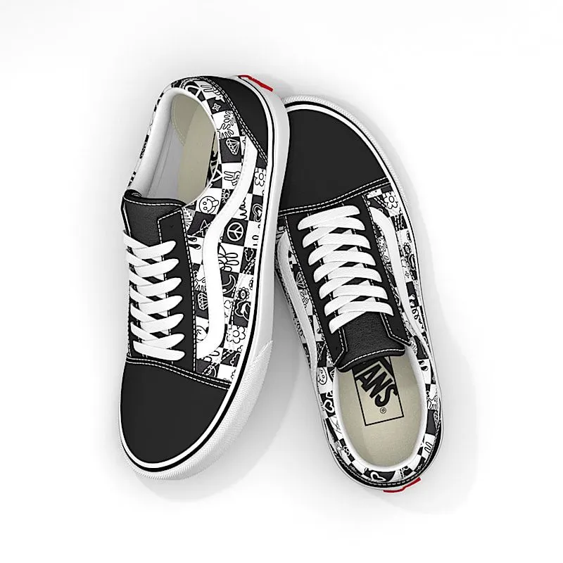 Vans Old Skool Doodle Checkerboard (VN0A7Q2J6U6)